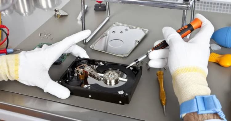 Data and password recovery visual